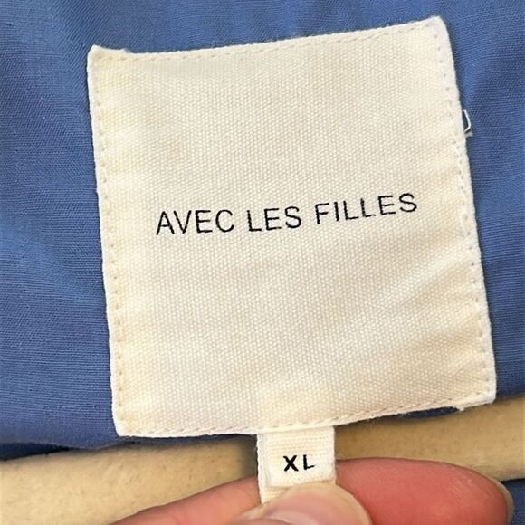 Anthropologie Avec Les Filles Floral Patchwork Denim Jacket Size XL - Picture 7 of 10